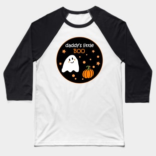 Daddy's Little Boo Halloween Costume Baseball T-Shirt